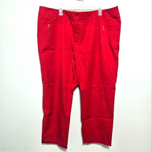 Charter Club Red Ankle Pants - Picture 5 of 6